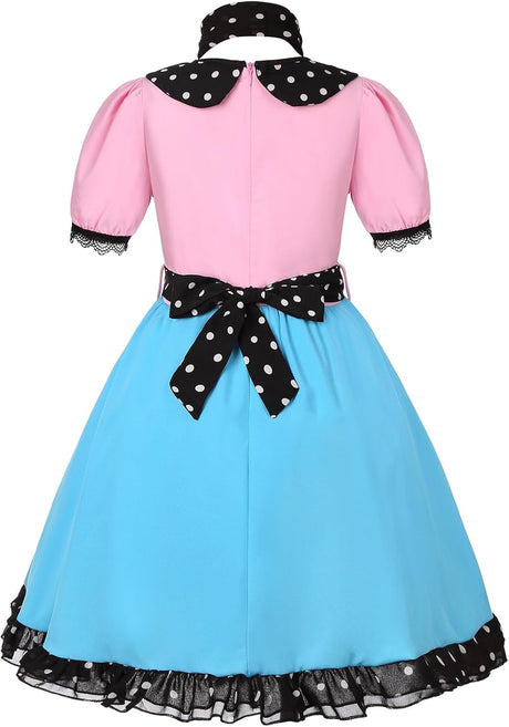 Disfraz de niña 50s Poodle Cutie Set para Halloween - 1950s