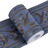 Adhesivo decorativo para pared (4.2 x 196.6 in), diseño Azul