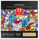 Arteza Libro para colorear para adultos, diseños