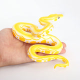 2 figuras de serpiente falsas realistas de goma de broma
