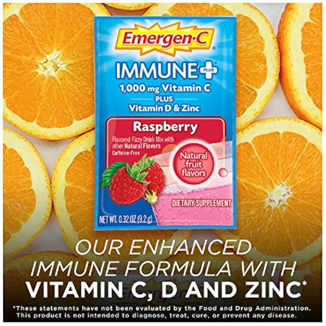 Sistema Emergen-C  Inmunológico Raspberry