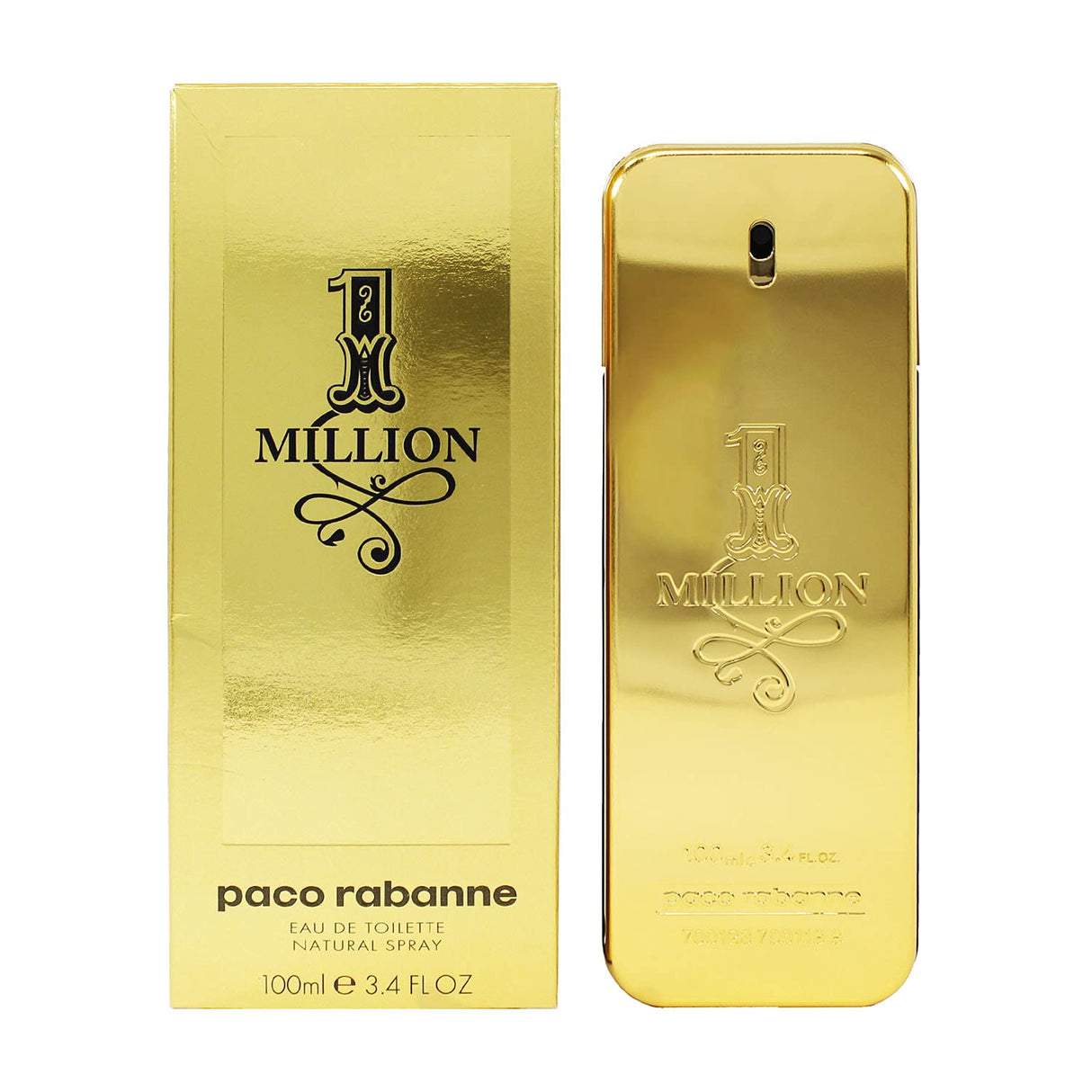 Perfumes one Million de Paco Rabanne para hombres dorado