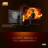 Monitor Gaming Curvo AOC CQ27G3Z 27 QHD 240Hz 0.5ms