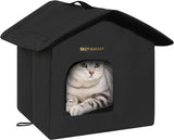 Casa para Gatos Exterior Rest-Eazzzy, Aislada y Resistente, 13x13x14