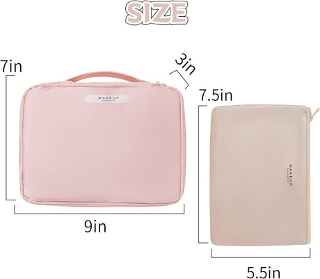 Bolsa de maquillaje Rosado Queboom
