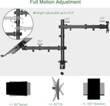 Soporte para Monitor y Laptop, Brazo Ajustable hasta 17.6lbs