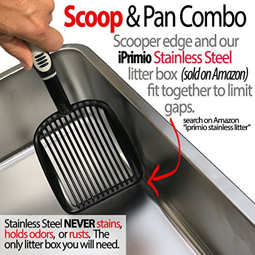 Tamiz con pala profunda  Aluminio sólido, antiadherente.