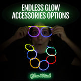 Suministros para fiestas a granel, paquete de 100 varillas luminosas que brillan en la oscuridad de 8&nbsp;pulgadas y conectores para pulseras y collares, para niños y adultos