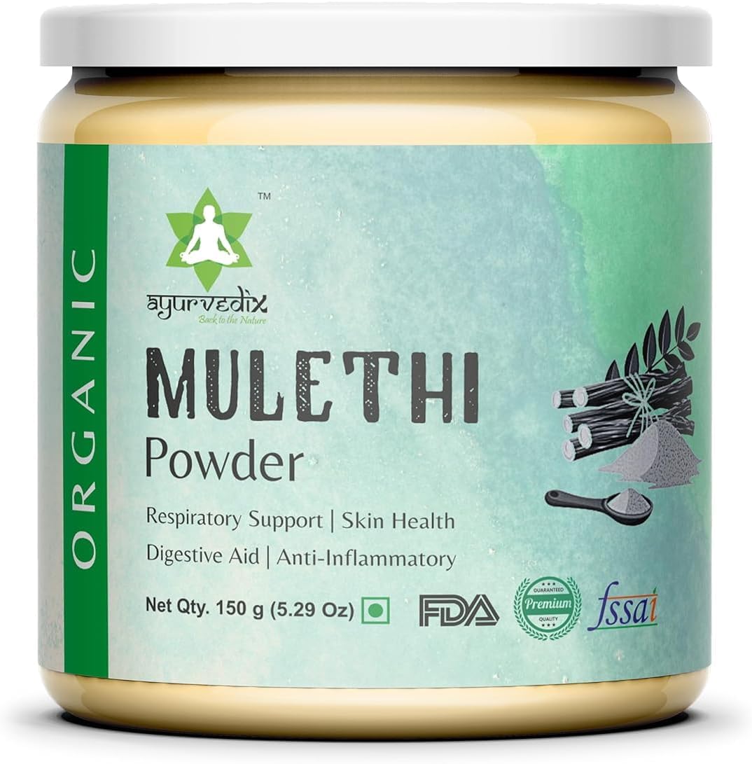 Polvo de Regaliz Orgánico Mulethi - Suplemento Digestivo 150g