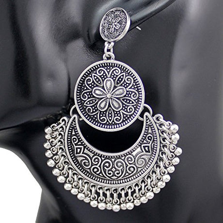 Pendientes Plateados