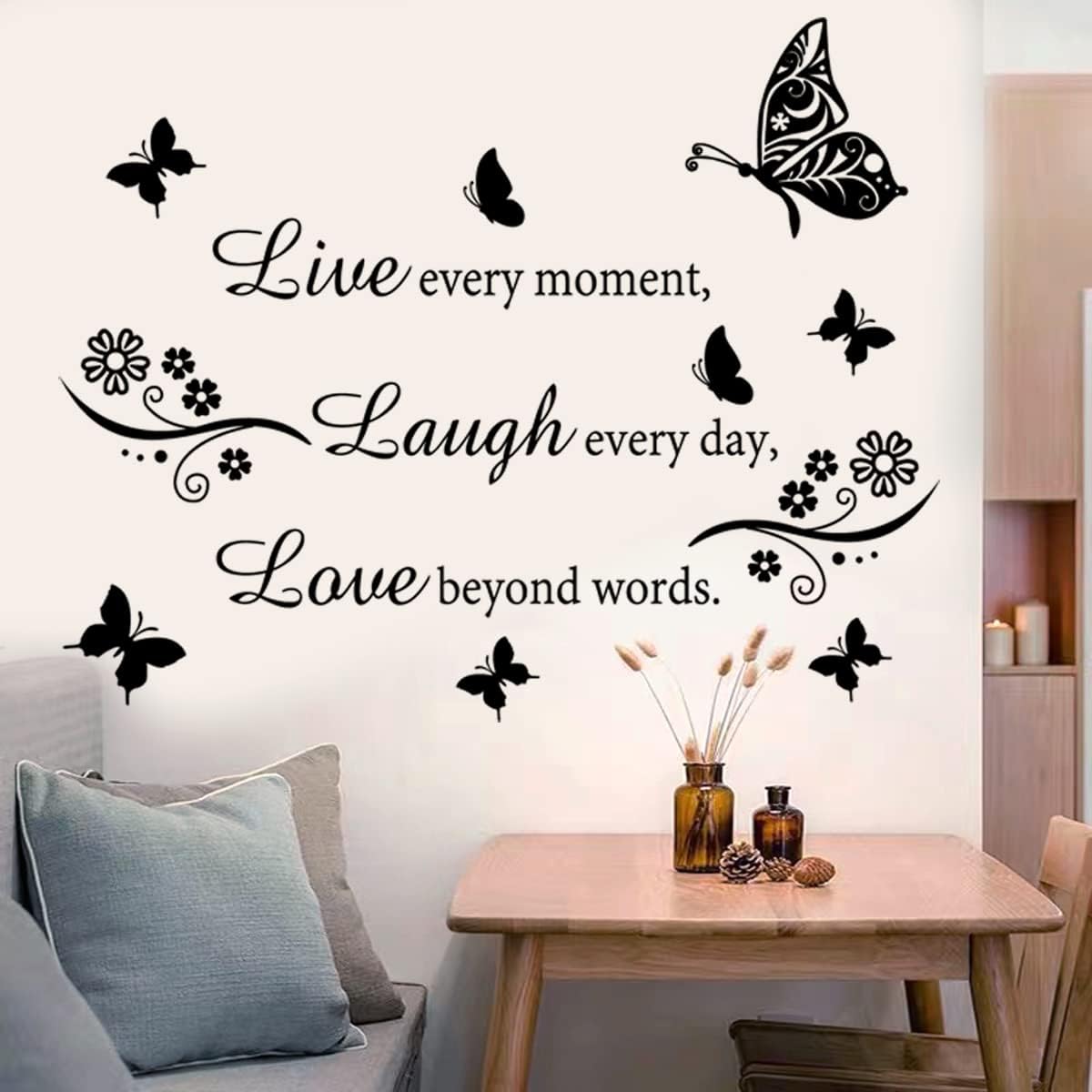 Vinilo Decorativo Frase Motivacional para el Hogar - Modelo 2023