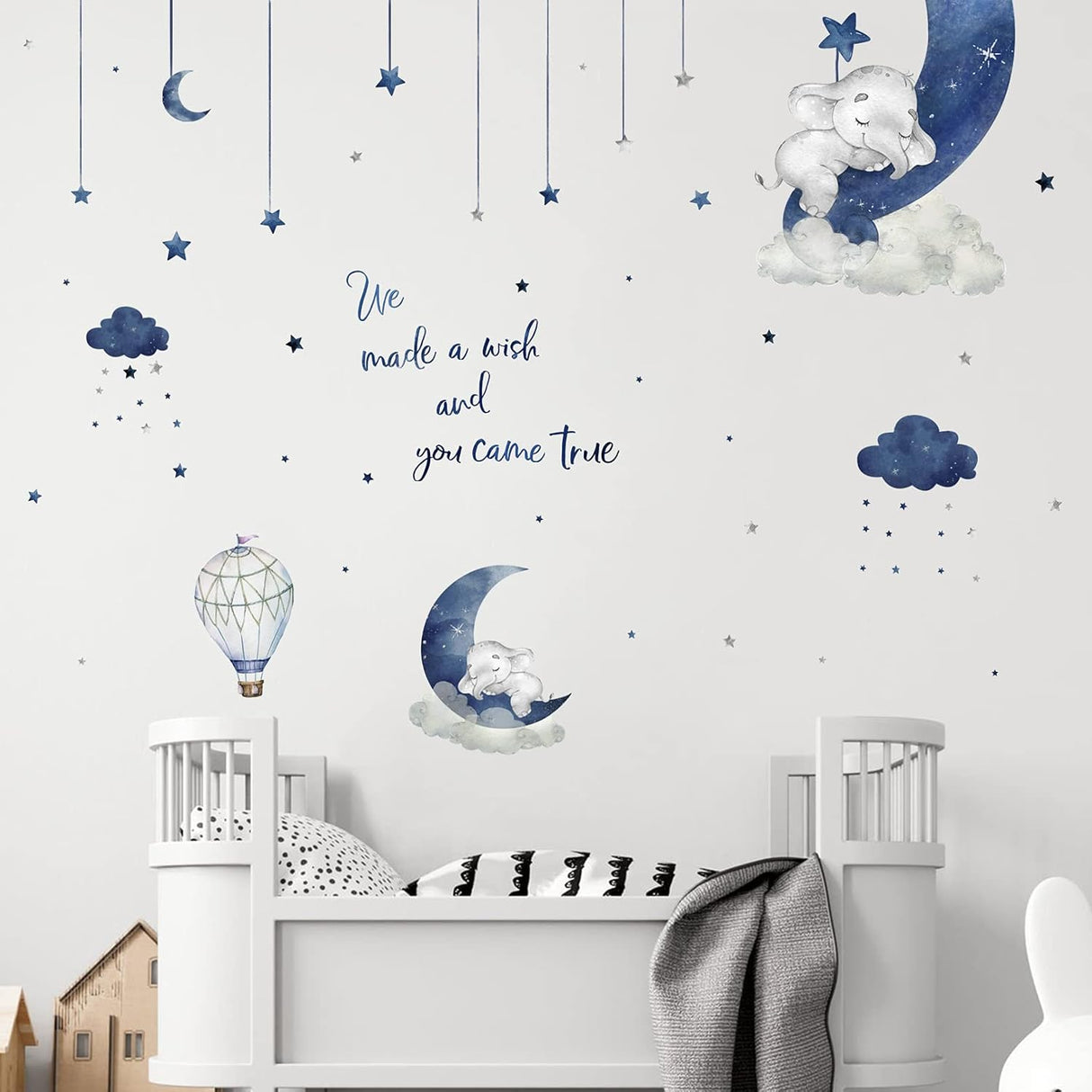 Yovkky Elefante Durmiendo Vinilos Decorativos para Niños