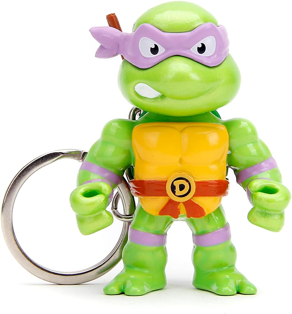 JadaToys Figuras Coleccionables TMNT 2.5 4-Pack con llavero