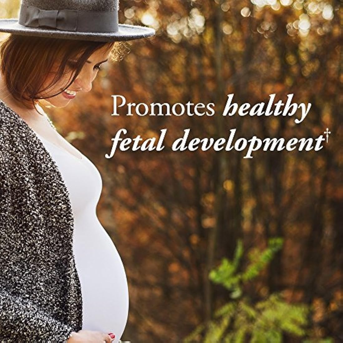 Suplemento multivitamínico prenatal orgánico con folato
