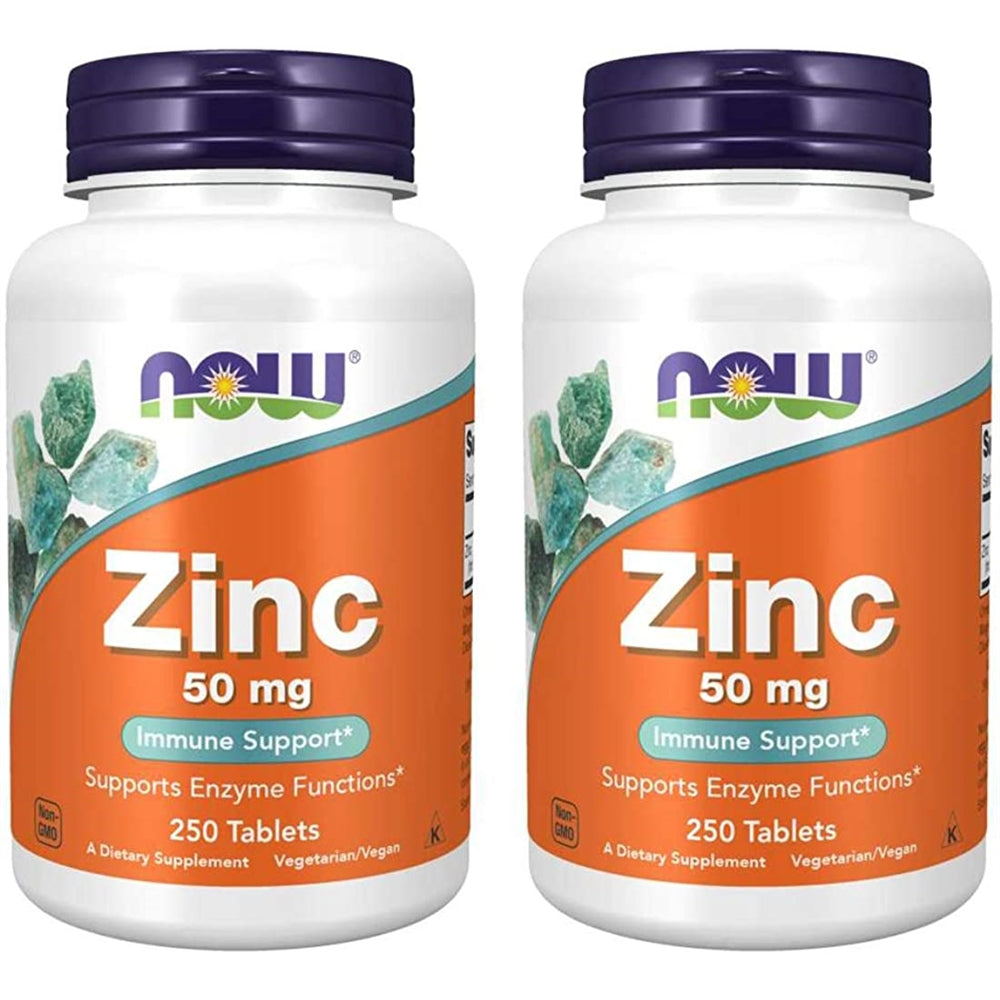 Suplemento 250 tabletas Now Foods de Zinc   Gluconato 250u