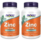 Suplemento 250 tabletas Now Foods de Zinc   Gluconato 250u