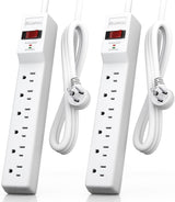 PLUGTUL Paquete de 2 protectores de sobretensión (980 julios)