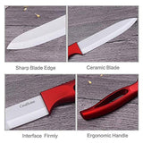 Cuchillo de cerámica profesional de 4 piezas