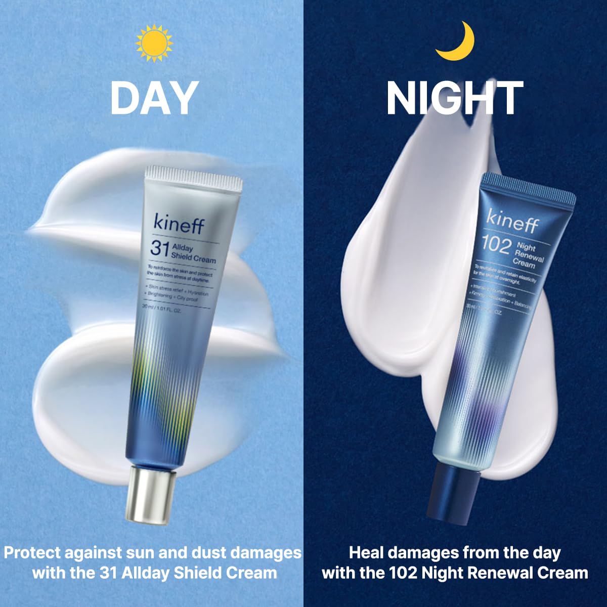 Programa Dermacycle Crema Día y Noche Centella y Niacinamida