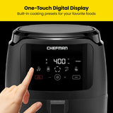Freidora de aire Chefman 5 Qt,Control digital, Apagado automático