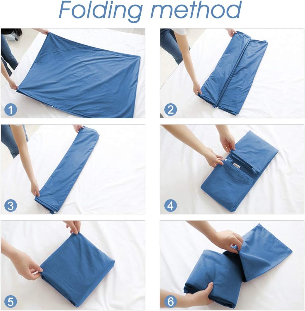 Saco de dormir para camping azul