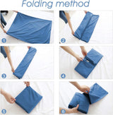 Saco de dormir para camping azul