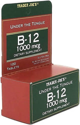 Suplemento B-12 1000 mcg Trader Joe's, 100 tabletas