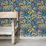 Papel pintado, multicolor