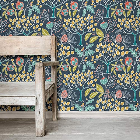 Papel pintado, multicolor