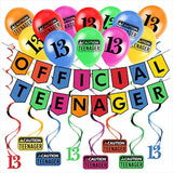 Divertido Kit de fiesta de cumpleaños # 13 adolescentes