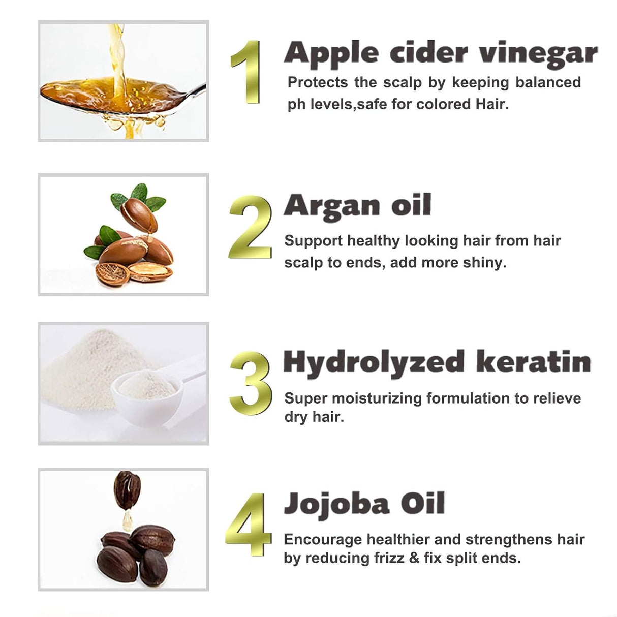 Juego de champú y acondicionador de sidra de manzana