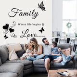 Vinilos Decorativos Familia - Adhesivos Removibles para Pared