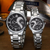 Relojes de pulsera románticos de acero inoxidable
