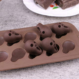 Moldes de Silicona Halloween, 4 Piezas, para Chocolates y Jugo