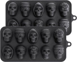 Moldes de chocolate Webake con 5 formas para Halloween, 2 pcs