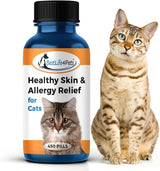 Alivio natural saludable para la piel y la alergia de gatos