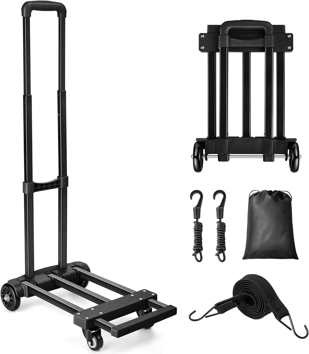 Carretilla Plegable KEDSUM, Carga 290 lbs, Uso Pesado, Modelo 2023
