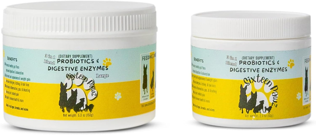 Probioticos y Enzimas Digestivas para Perros - Soporte Digestivo
