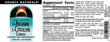 Suplemento Aminoácido L-Arginina L-Citrulina 1000mg - Source Naturals