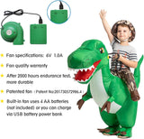 Disfraz inflable para niños de dinosaurio  unisex