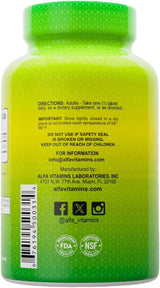 Alfa Vitamins B2 Riboflavina 50mg Suplemento 100 Tabletas