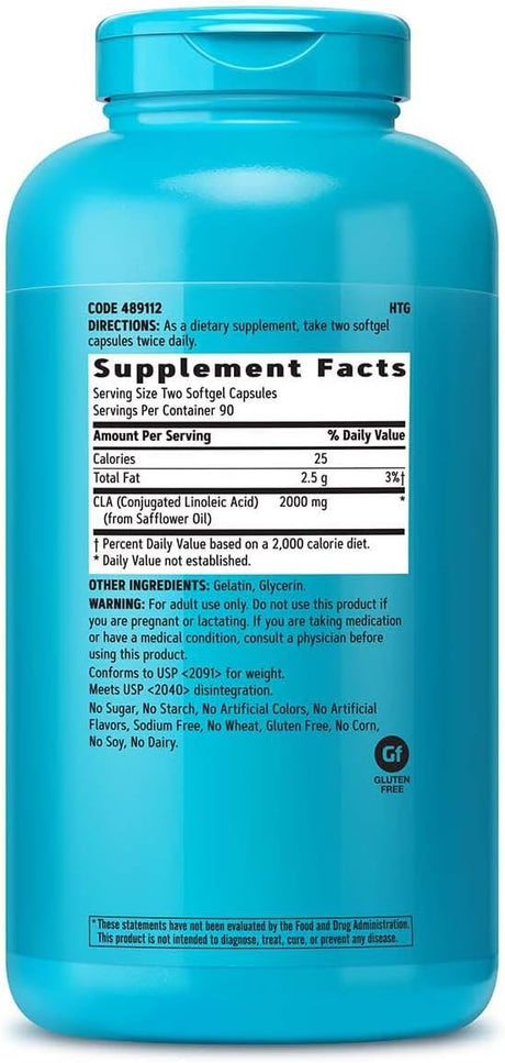 Suplemento GNC Total Lean CLA Mejora la composición corporal