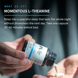 Suplementos Momentous Cápsulas de L-teanina 60 porciones