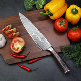 Cuchillo de chef de acero inoxidable alemán