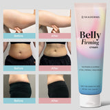 Crema reafirmante para la piel y celulitis para estómago