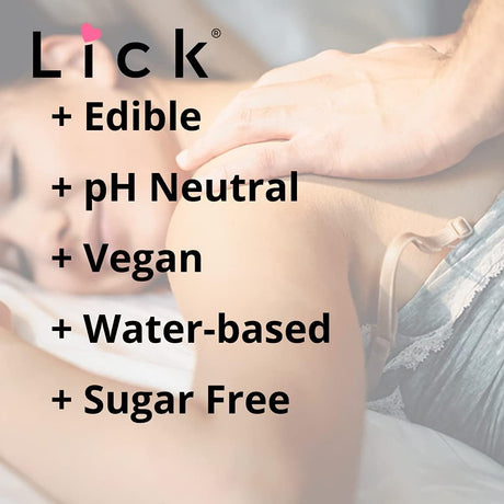 Aceite con sabor a caramelo para masaje muscular LICK