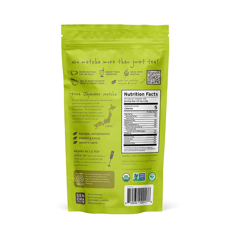 Eveyrday Matcha Verde Orgánico 12oz Sencha Antioxidante