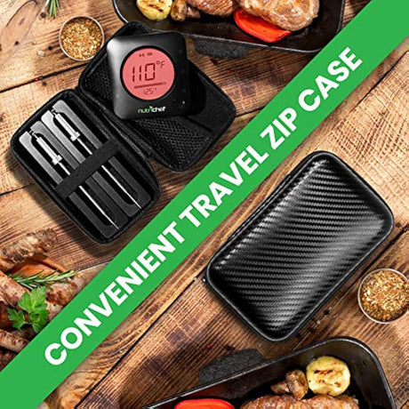 Termómetro digital inalámbrico NUTRICHEF PWIRBBQ299