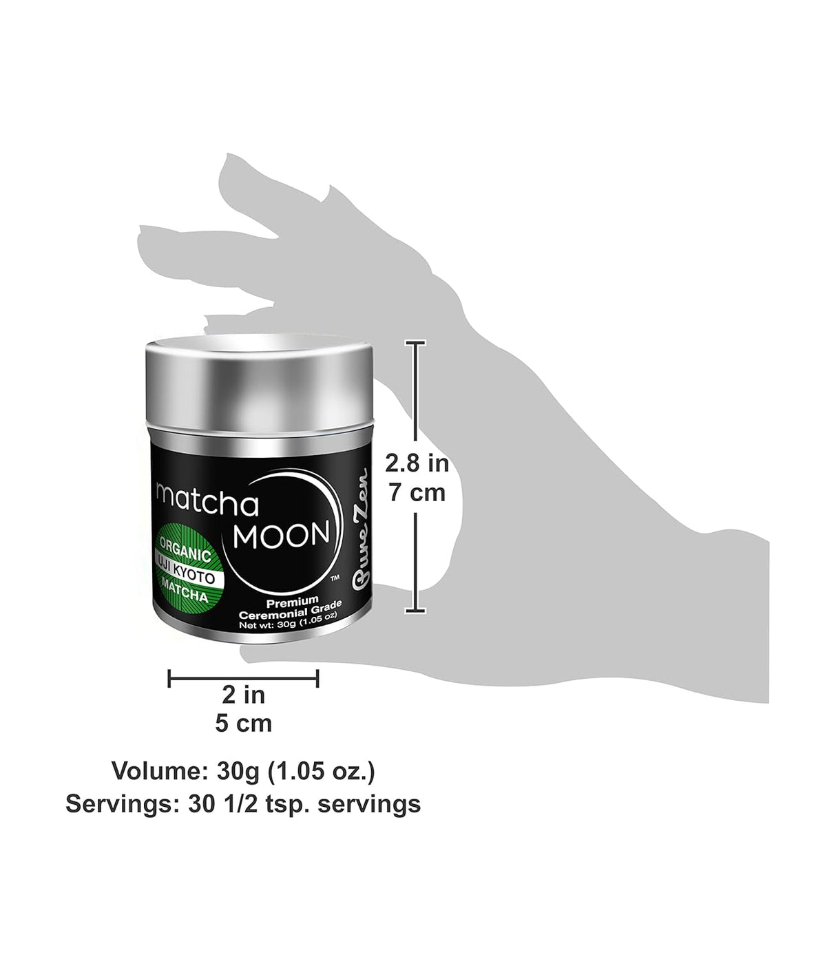Matcha Moon Pure Zen - Matcha Orgánico Ceremonial 30g Tin