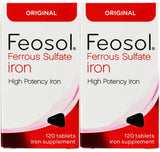 Suplementos Feosol de hierro sulfato ferroso  325 mg
